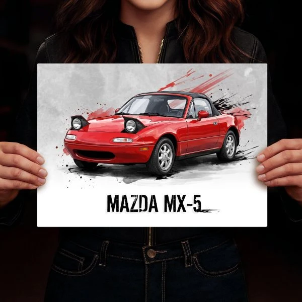 Obraz na metalu Mazda MX-5